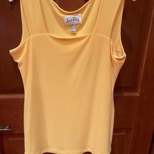 Top.   Yellow Joseph Ribkoff.  Size 10